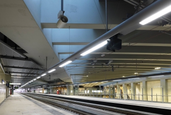 Axioma  verlicht het spoorwegproject Brussel-Schuman