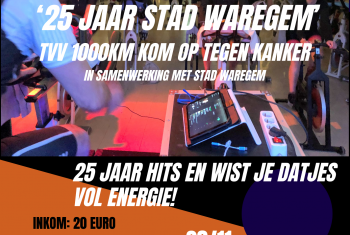 25 jaar Stad Waregem: vier mee met Bike-Fun Spinning!