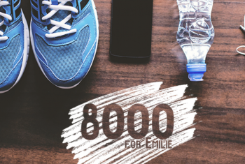 8000 for Emilie - maandag 17 april 2017