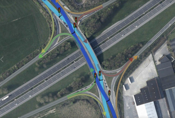 Diverging Diamond Interchange wordt de oplossing voor het afrittencomplex