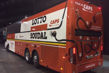 G&V sponsort tweede nieuwe teambus voor wielerploeg Lotto-Soudal