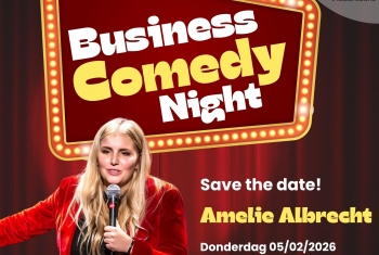 Save the date: Business Comedy met Amelie Albrecht bij Renson
