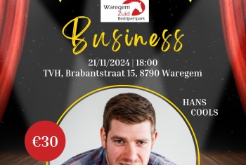 Stretch je lachspieren want... We organiseren onze 2e business comedy avond