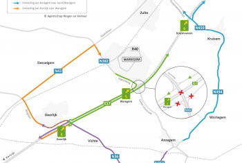Update: Aanleg van 'De Vlecht' in Waregem vanaf 19 april fase 2 !