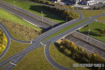 Werken aan verkeerscomplex 